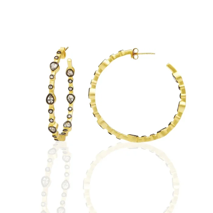 Teardrop Hoop Earrings