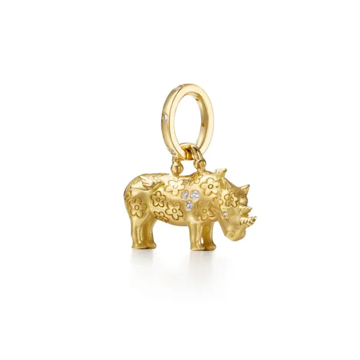 Temple St. Clair Small Kifaru Rhino Pendant