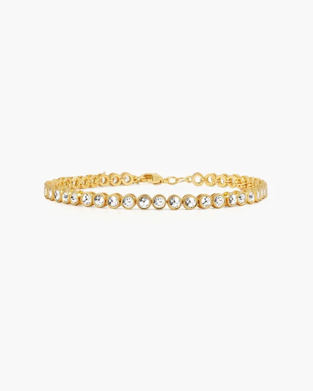 Tennisarmband in Gold