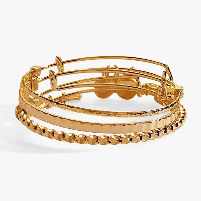 Textured Bangles Set of 3