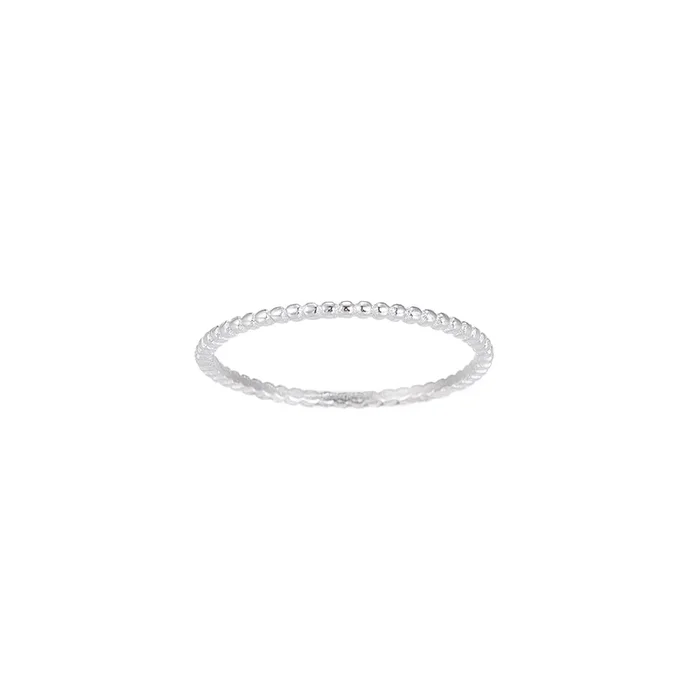 Textured Plain Band Sterling Silver Ring
