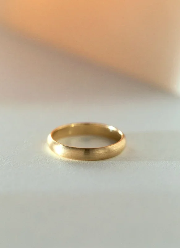 The gent classic 3.5mm ring 14k gold