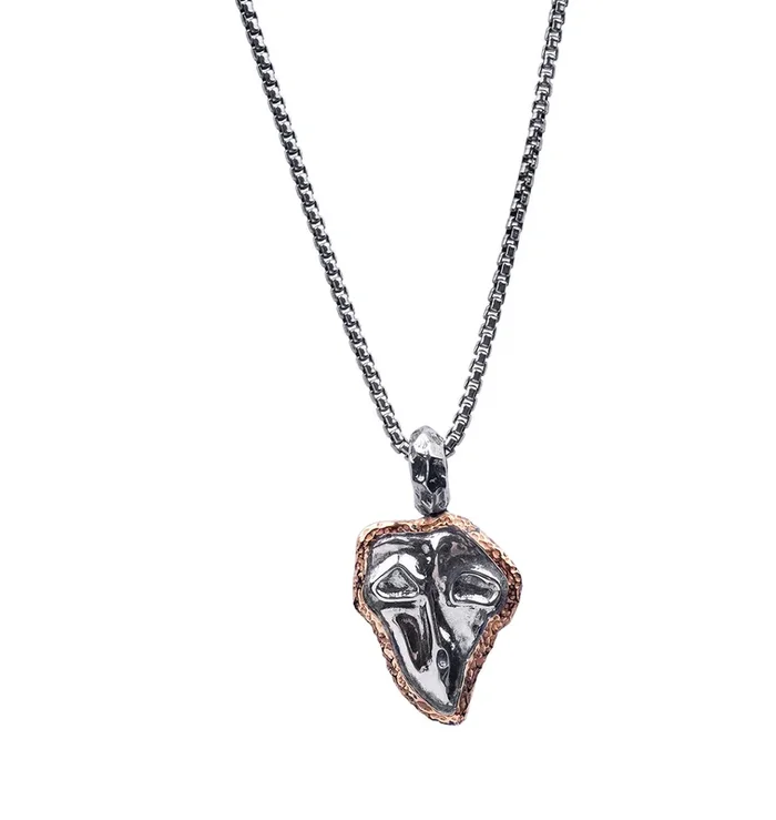 The Healer – Silver and Bronze Small Pendant