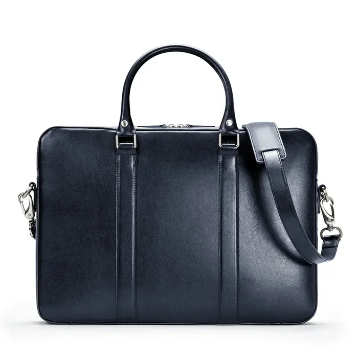 The Soft Briefcase – Navy