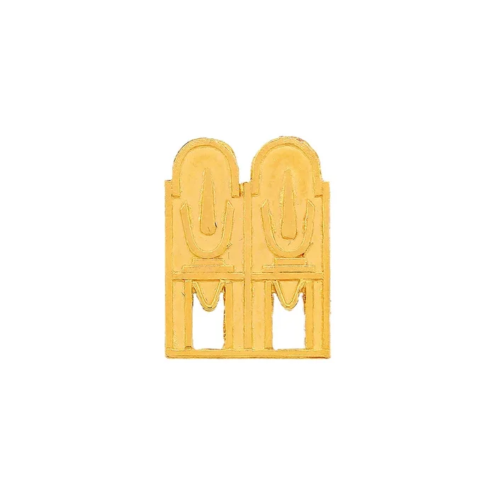 Thenkalai Vishnu Namam Thali Pendant in 22K Gold