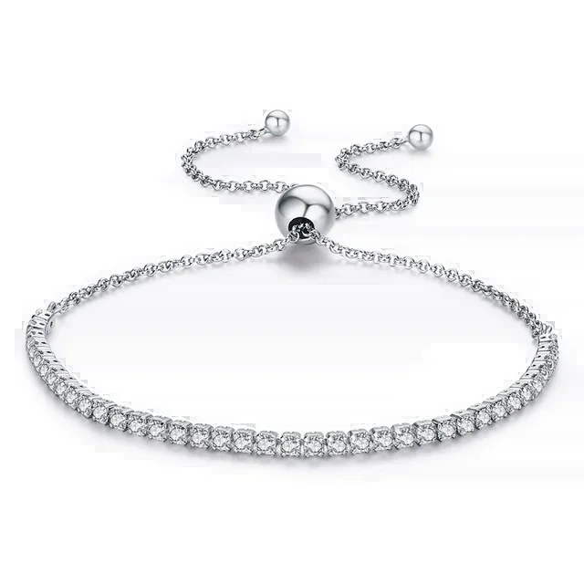 Thin Tennis Bracelet