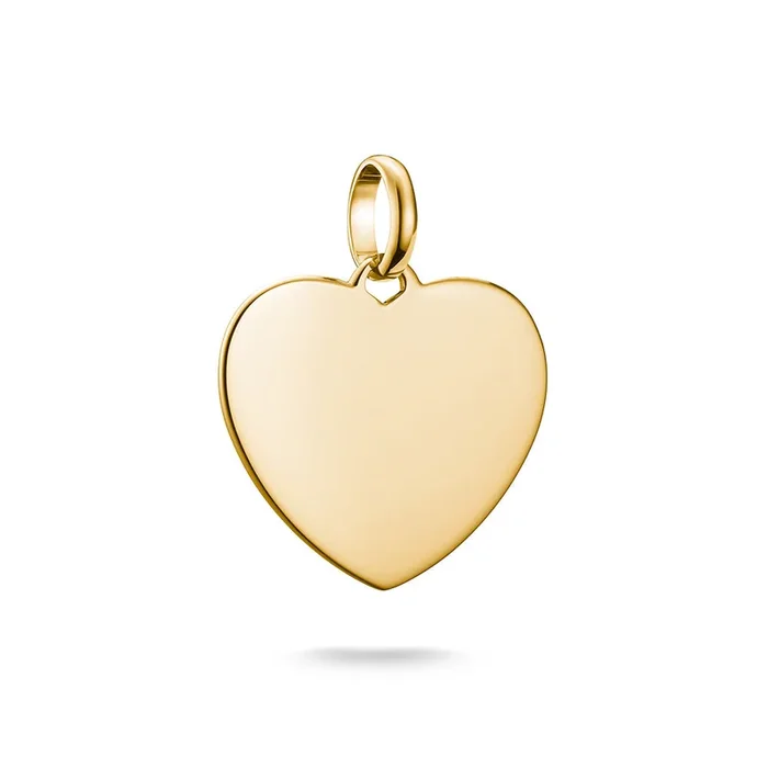 Thomas Sabo CC Connect Engravable Yellow Gold-Plated Heart Large