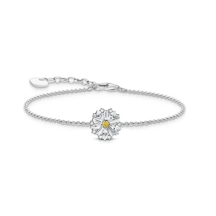 Thomas Sabo CZ Blooming Skies Daisy Bracelet