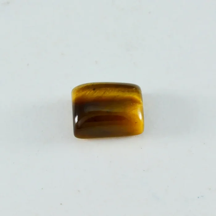 Tiger Eye 1PC Small 6×8 MM Emerald Cabochon Brown Brilliant semi Precious Precious Gemstone