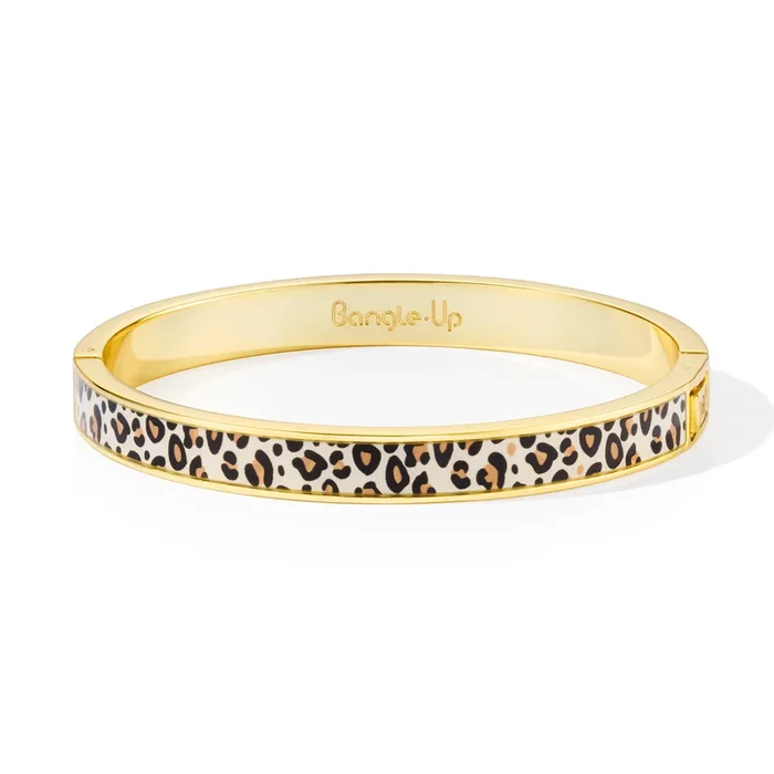 Tina Leopard Bracelet – Sand White