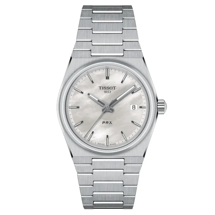 Tissot PRX pink quartz watch 35 mm T137.210.11.111.00 – Lepage
