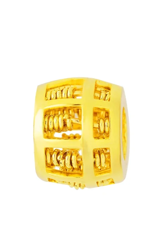 TOMEI Chomel Collection All the Best Abacus Charm, Yellow Gold 916
