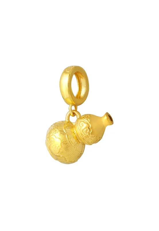 TOMEI Chomel Collection Lucky Gourd Charm, Yellow Gold 916
