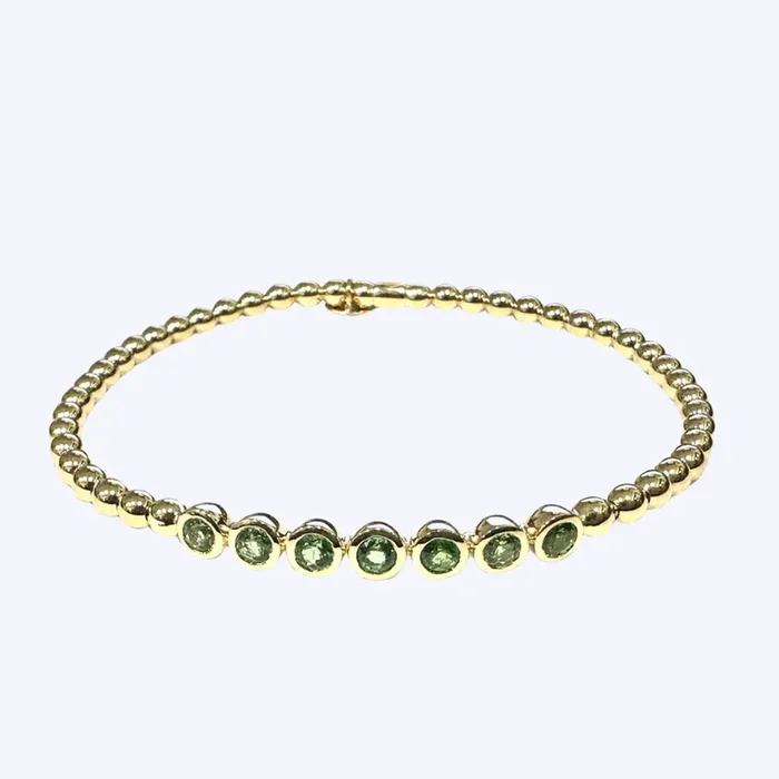 Torey Tsavorite Bar Stretch Bracelet
