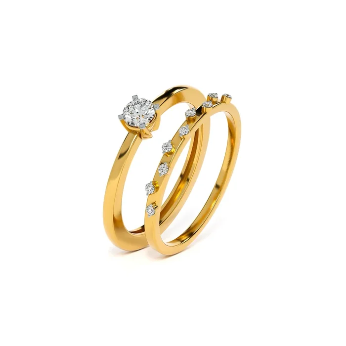 Trail 9KT Gold Lab Grown Diamond Ring