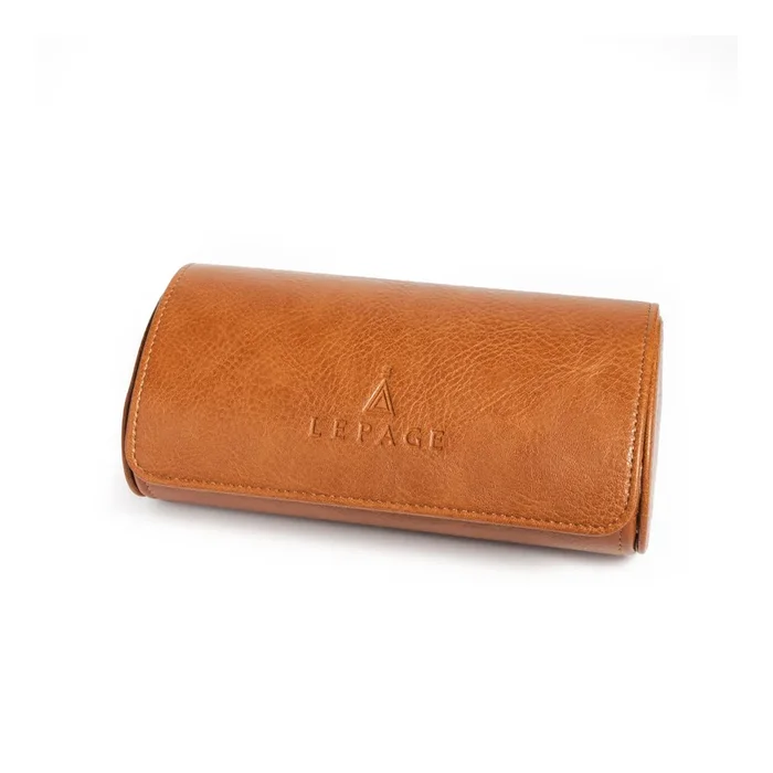 Travel camel three-watch roll | LEPAGE