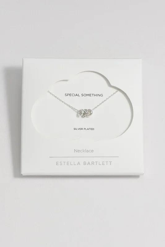 Triple Pave Ring Necklace