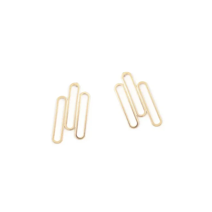 Triple stud earrings – Arpège pur