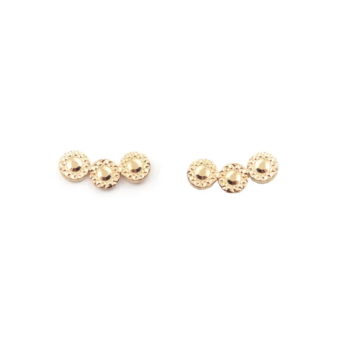 Triple stud earrings – Maya