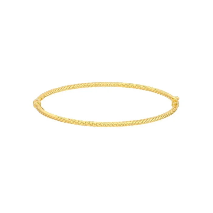 Twisted Tube Bangle