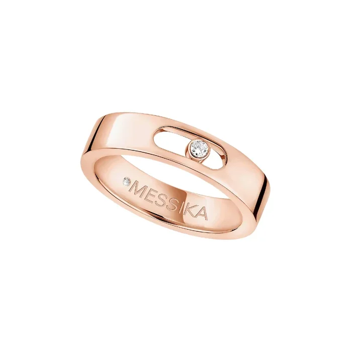 Wedding ring Messika Move Jewellery in pink gold and diamond | Lepage
