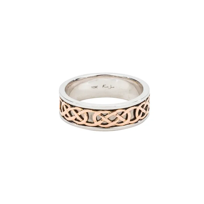 White and Rose Gold ‘Belston’ Ring – Custom Order