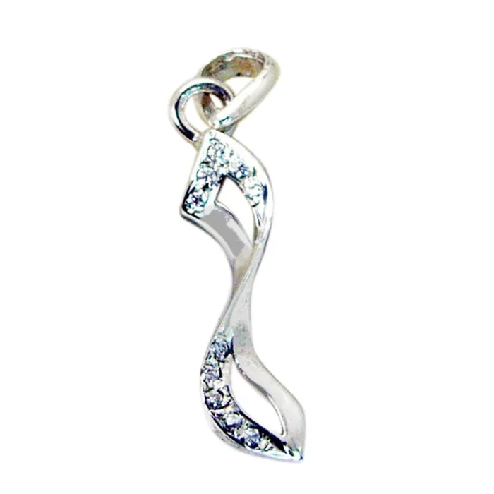 White CZ Featherlight Indian 92.5 Silver multiple Aisha Love White Pendant Jewellery