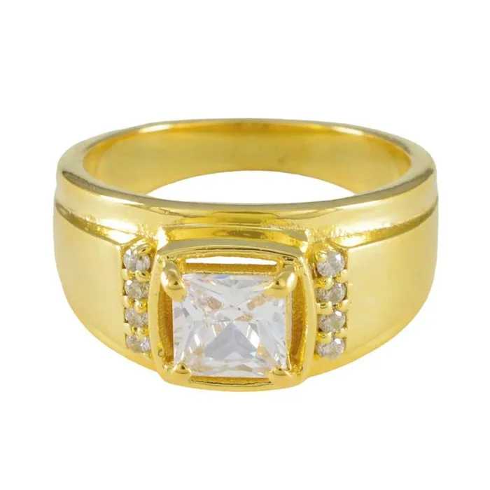 White CZ Halo Latin American Silver White Gemstone Mid-weight Love Ring Jewellery