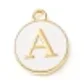 White Initial Letter Charms – Add On to Necklace