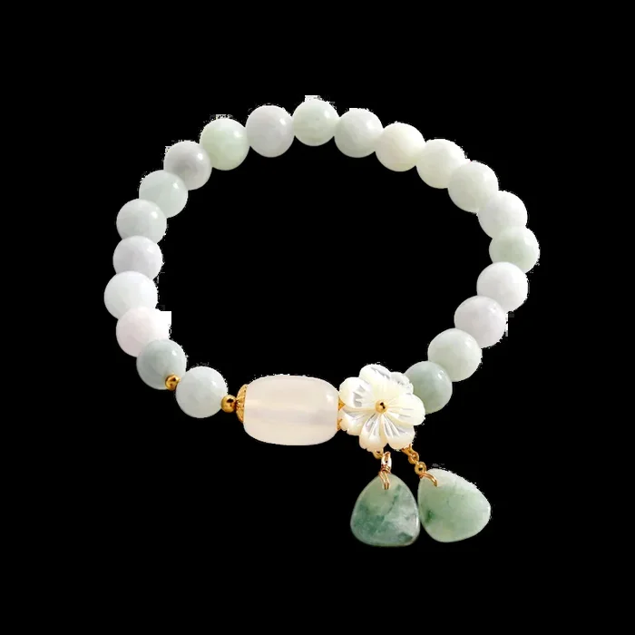 White Jade Luck Bracelet
