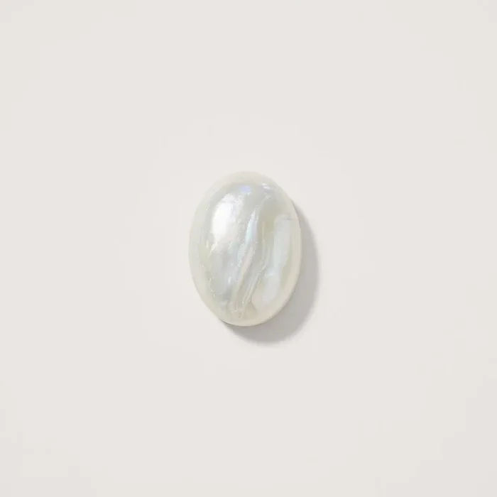White Pearl 10PC Tiny 3×5 MM Oval Cabochon White Genuine Precious Loose Gemstones