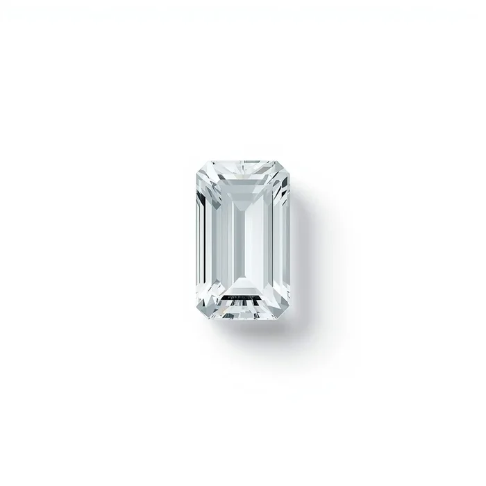 White Topaz 10PC Tiny 2.5×5 MM Baguette Faceted White Fine Semi Precious Gems