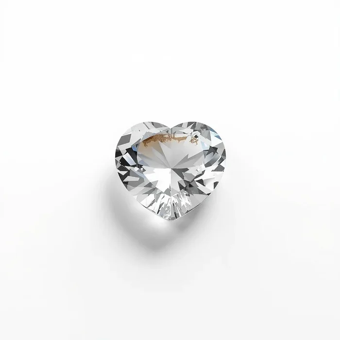 White Topaz 10PC Tiny 4×4 MM Heart Faceted White Brilliant Semi Precious Loose Gemstones