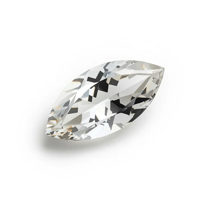 White Topaz 1PC Chunky 10×20 MM Marquise Faceted White High-Quality Semi Precious Loose Gems