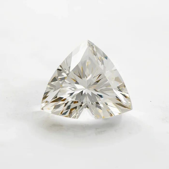 White Topaz 1PC Chunky 13×13 MM Triangle Faceted White Natural Semi Precious Gems
