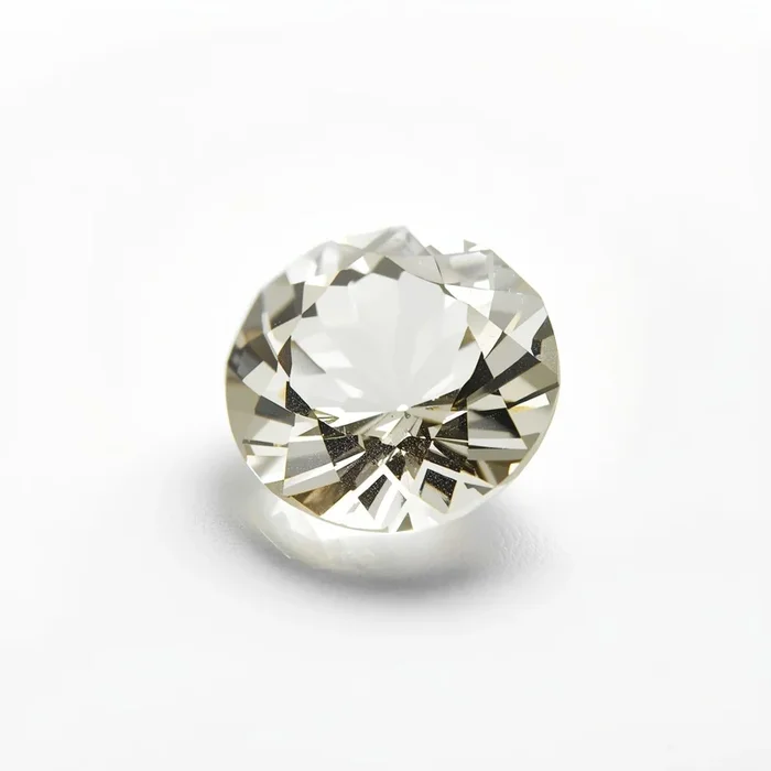 White Topaz 1PC Large 11×11 MM Round Faceted White Fine Semi Precious Loose Gemstone