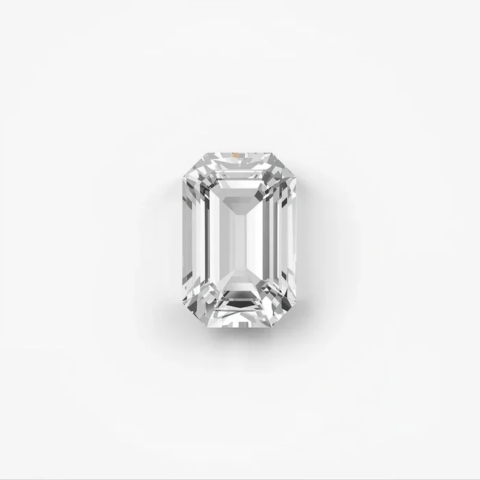 White Topaz 1PC Small 5×10 MM Baguette Faceted White Genuine Semi Precious Loose Gemstones