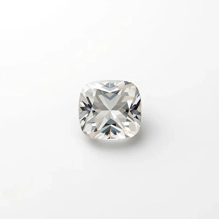 White Topaz 1PC Tiny 6×6 MM Cushion Faceted White Polished Semi Precious Loose Gems