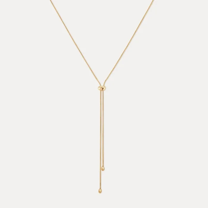 Worry Stone Bolo Necklace