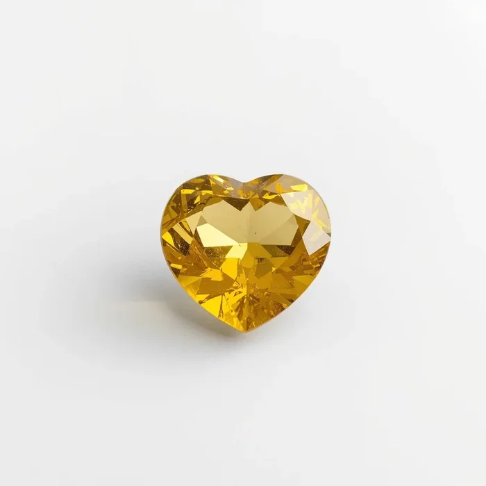 Yellow Sapphire 10PC Tiny 3×3 MM Heart Faceted Yellow Fiery Precious Gems