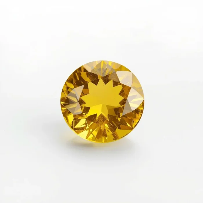 Yellow Sapphire 1PC Small 8×8 MM Round Faceted Yellow Luster Precious Loose Gems