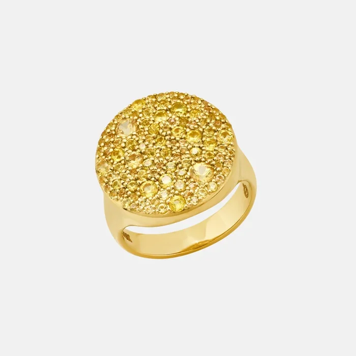 Yellow Sapphire Sunshine Ring