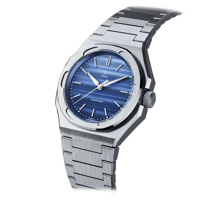 Yema Wristmaster Traveller Blue YWTR24-GMS – Lepage