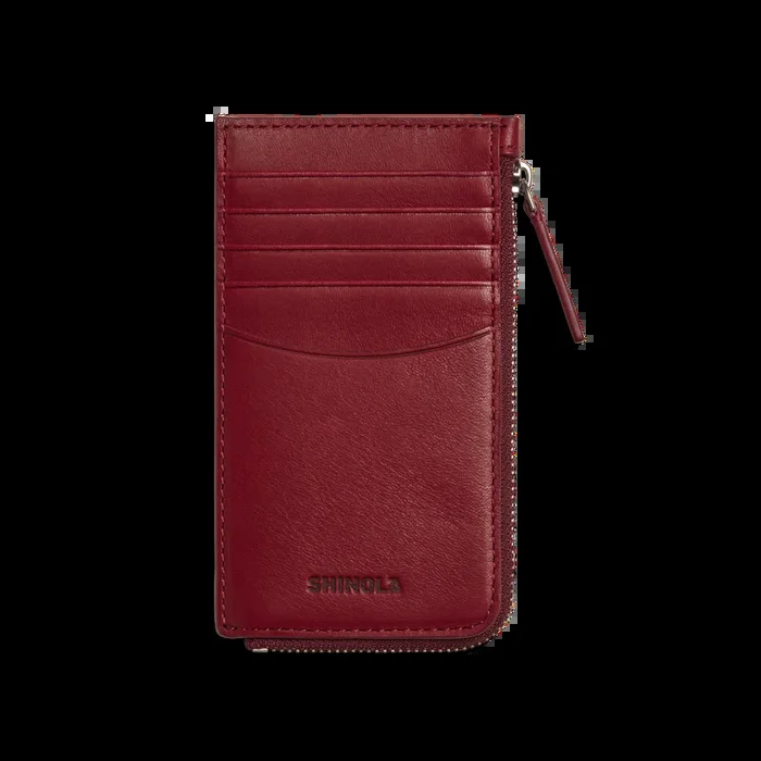 Zip Around Card Case – Ruby